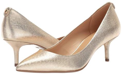 michael kors flex kitten gold|michael kors pumps for women.